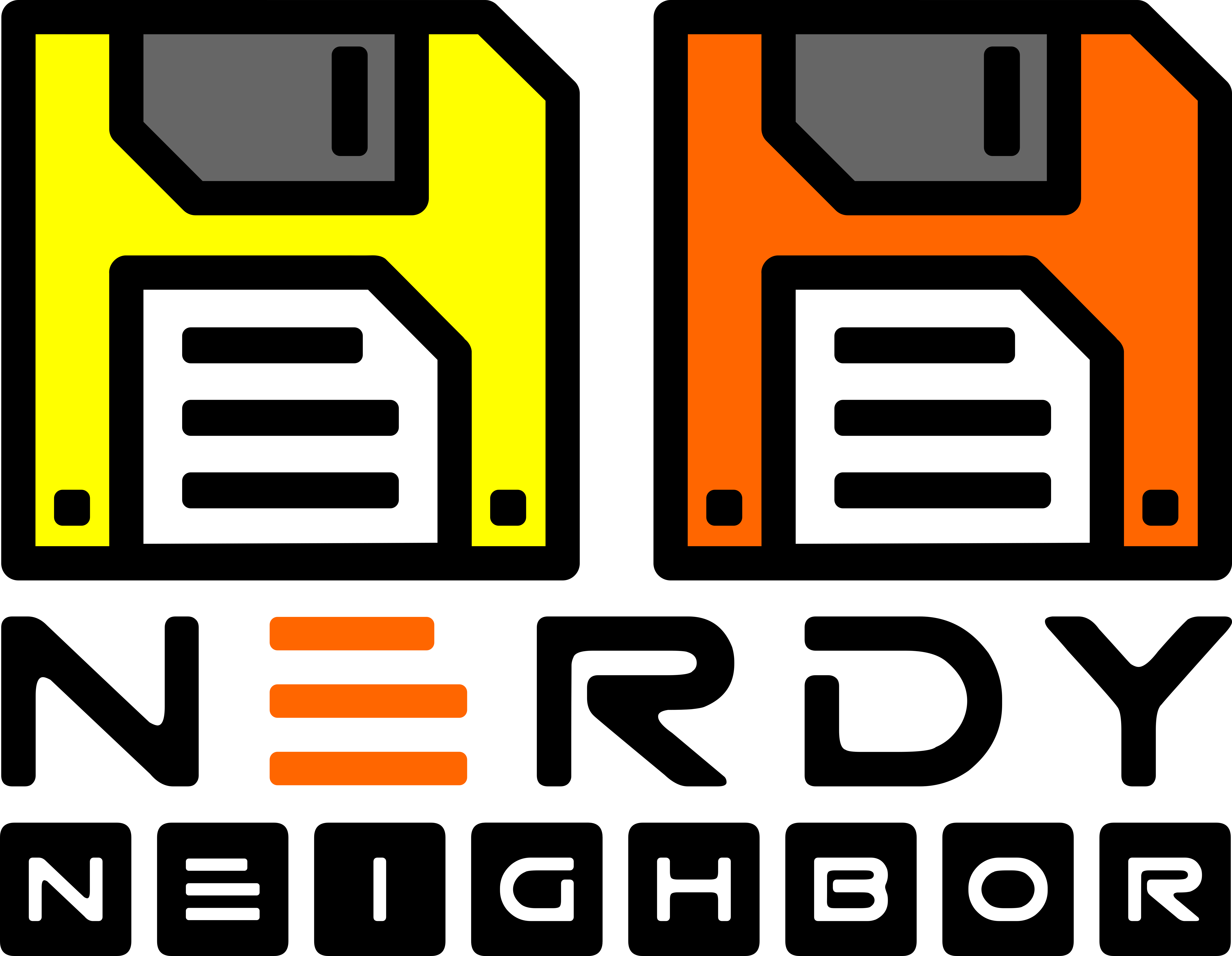 Nerdy Neighbor Logo
